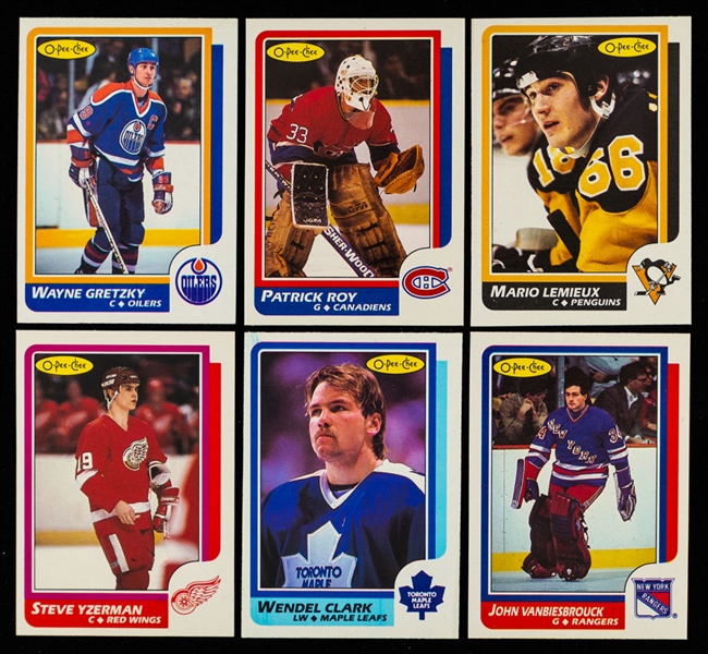 1986-87 O-Pee-Chee Hockey Complete High Grade 264-Card Set