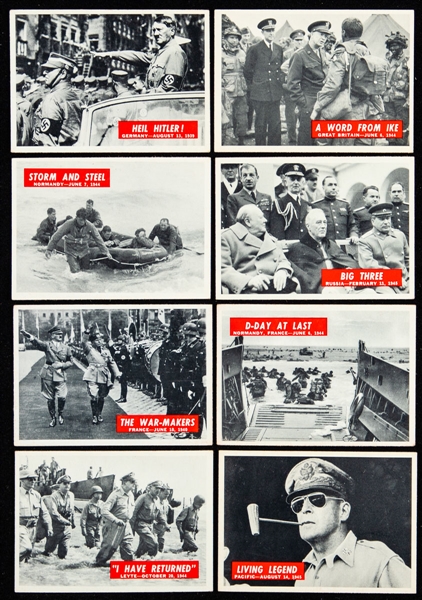 1965 Philadelphia Gum War Bulletin Complete 88-Card Set