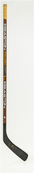 Paul Kariyas Mid-to-Late-1990s Anaheim Mighty Ducks Signed Easton Graphite Game-Used Stick