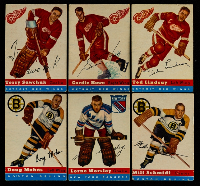 1954-55 Topps Hockey Complete 60-Card Set