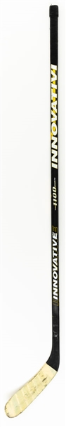 Ilya Kovalchuks Mid-2000s Atlanta Thrashers Innovative 1100 Graphite Game-Used Stick from the Personal Collection of an Important Hockey Executive with His Signed LOA