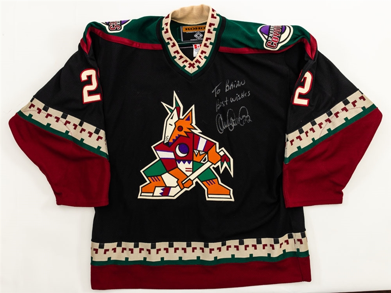 Claude Lemieux Signed Phoenix Coyotes Pro Jersey