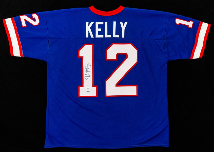 Dan Marino (Miami Dolphins - NFL Records) and Jim Kelly (Buffalo Bills) Signed Jerseys - Both JSA Authenticated