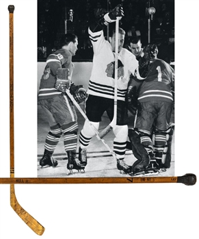 Bobby Hulls 1962-63 Chicago Black Hawks Northland Pro Game-Used Stick