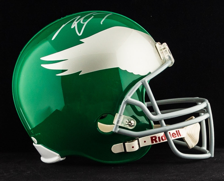 Michael Vick Signed Philadelphia Eagles Full-Size Riddell Helmet - JSA Certified