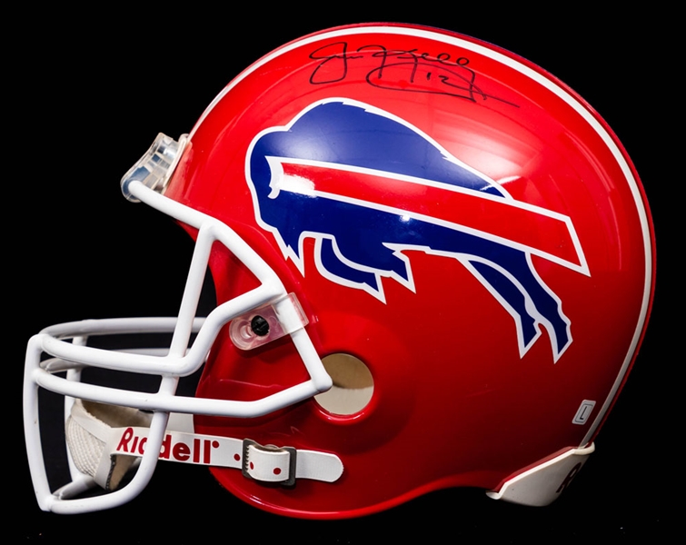 Jim Kelly Signed Buffalo Bills Full-Size Riddell Helmet with JSA COA