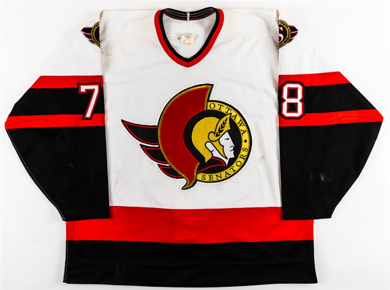Pavol Demitras 1993-94 Ottawa Senators Game-Worn Rookie Season Jersey with COA
