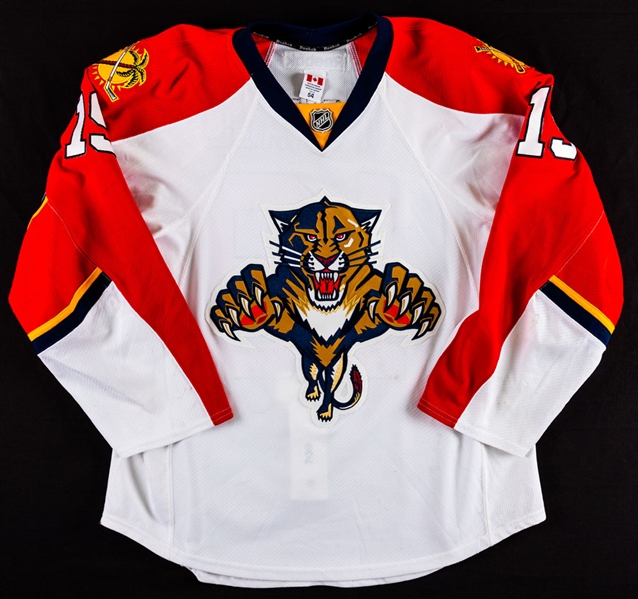 Scottie Upshalls 2014-15 Florida Panthers Game-Worn Jersey with Team LOA