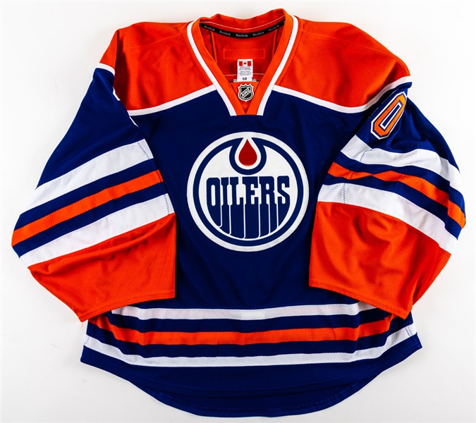 Ben Scrivens 2013-14 Edmonton Oilers Game-Issued Jersey