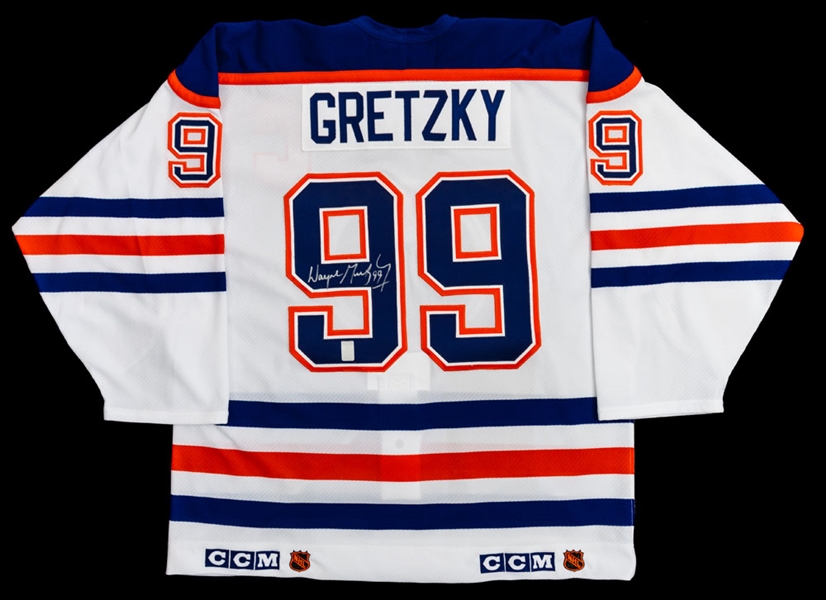 Wayne Gretzky Signed Edmonton Oilers Captains Jersey with WGA COA