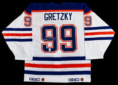 Wayne Gretzky Signed Edmonton Oilers Captains Jersey with WGA COA
