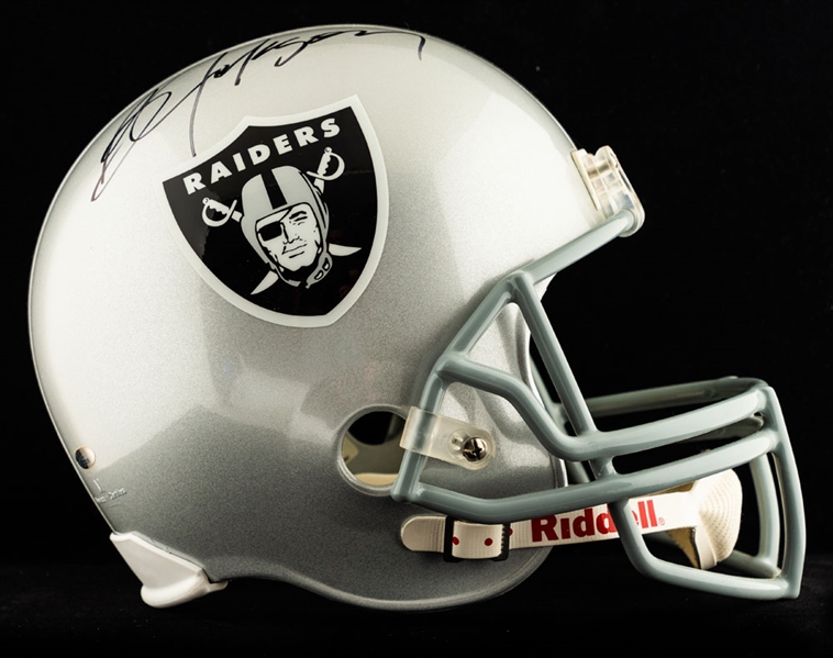 Bo Jackson Signed Los Angeles Raiders Full-Size Riddell Helmet - TriStar Certified