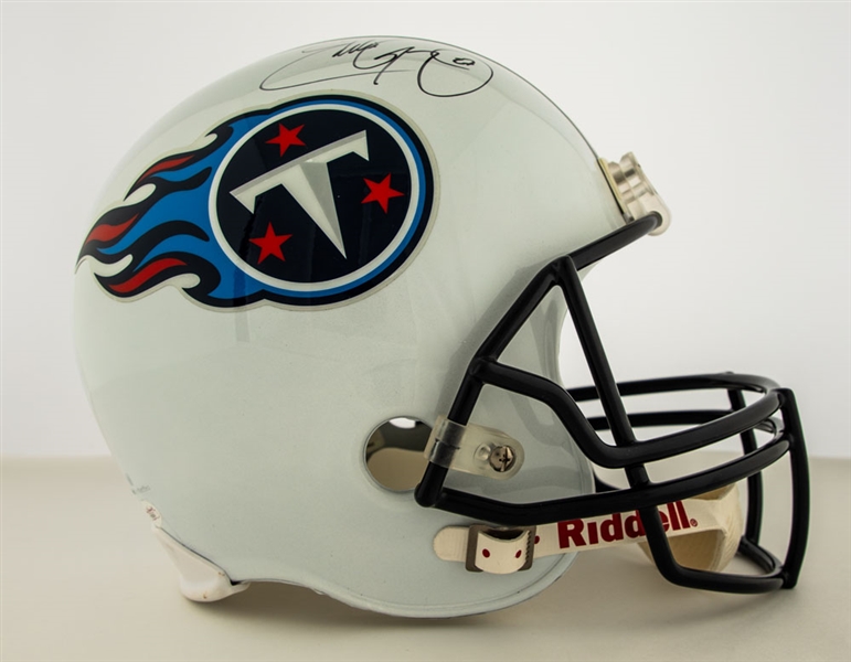 Eddie George Signed Tennessee Titans Full-Size Riddell Helmet - JSA Certified