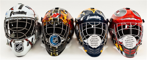 Martin Brodeur, Ed Belfour and Dominik Hasek (2) Signed Goalie Masks with COAs