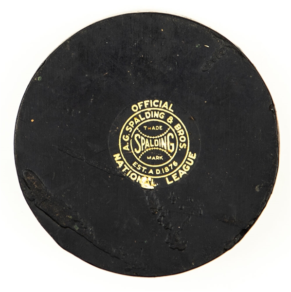 Vintage 1930s Spalding Official NHL Game Puck