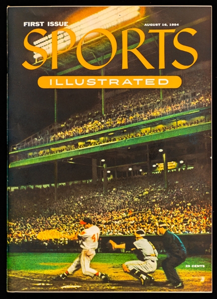 1954 Sports Illustrated First Issue with Baseball Cards Insert
