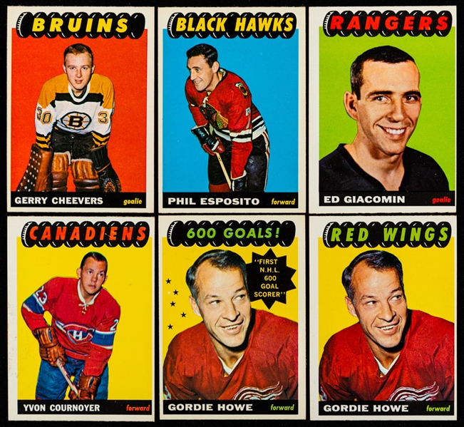 1965-66 Topps Hockey Complete 128-Card Set 