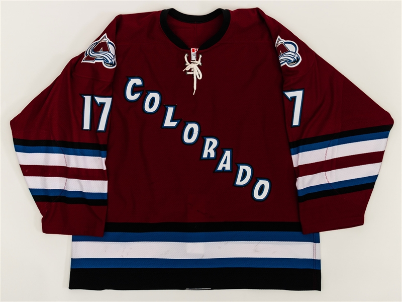 Radim Vrbatas 2001-02 Colorado Avalanche Game-Worn Rookie Season Alternate Jersey 