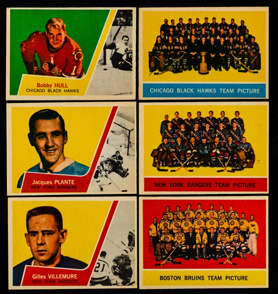 1963-64 Topps Hockey Complete 66-Card Set