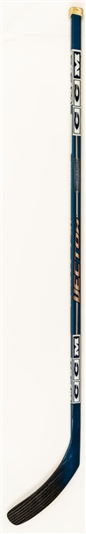 Pierre Turgeons Mid-2000s Dallas Stars/Colorado Avalanche Signed CCM Vector Game-Used Stick