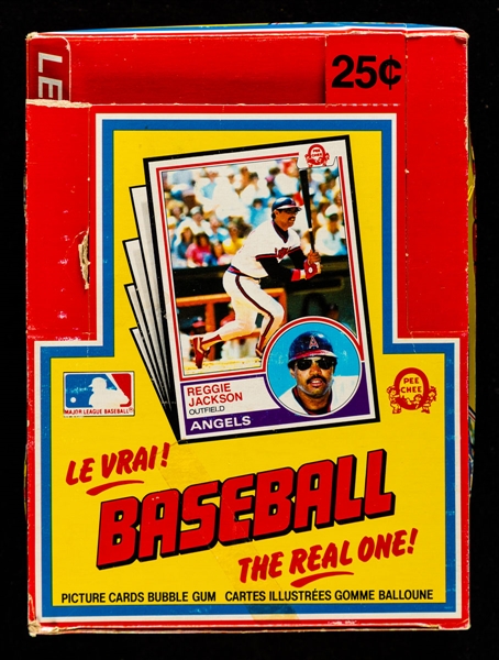 1983 O-Pee-Chee Baseball Wax Box (36 Unopened Packs) - Tony Gwynn and Ryne Sandberg Rookie Card Year!