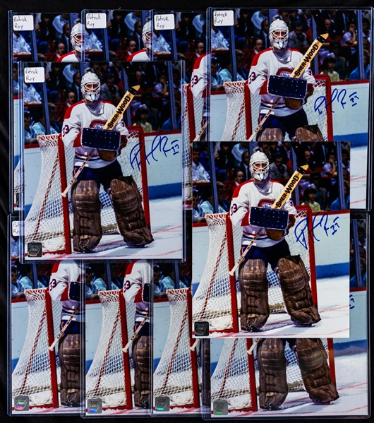 Patrick Roy Signed Photo Collection of 10 (8"x10")