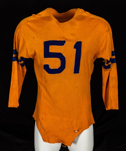 Eugene Miller’s 1953 Toronto Balmy Beach Beachers Game-Worn Football Jersey and 1953 Senior ORFU Champions Team Jacket 