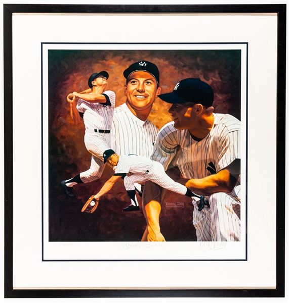 Mickey Mantle Signed "Home Run Hero" Framed Limited-Edition Artist Proof Lithograph #27/53 AP with UDA COA