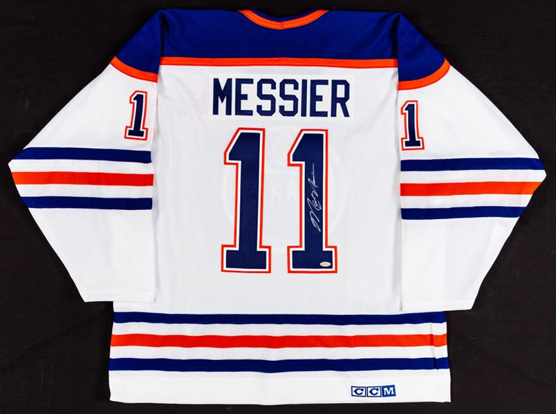 Mark Messier Signed Edmonton Oilers Captain’s Jersey with COA 