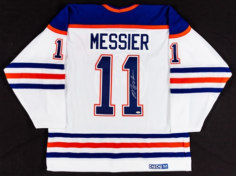 Mark Messier Signed Edmonton Oilers Captain’s Jersey with COA 