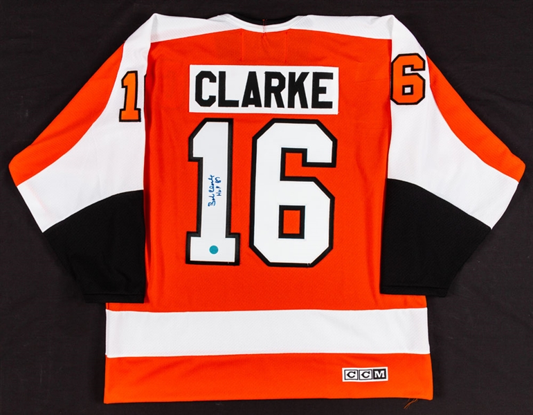 Bobby Clarke Signed Philadelphia Flyers Captains Jersey with COA 