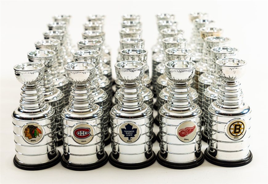 Labatt Blue 2000 Mini Stanley Cup Collection of 30