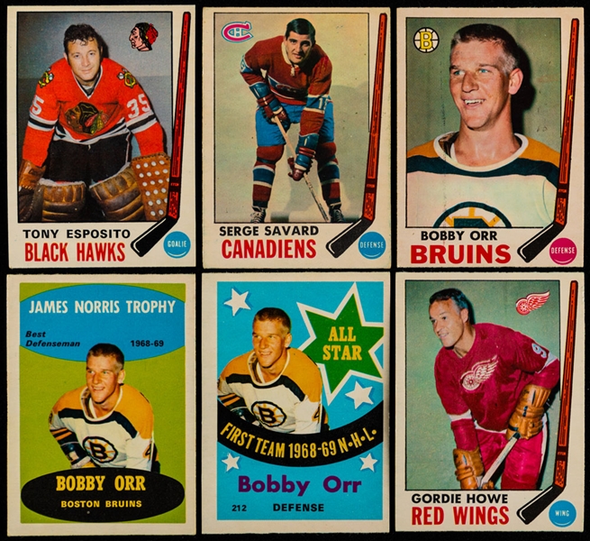 1969-70 O-Pee-Chee Hockey Near Complete Card Set (230/231)