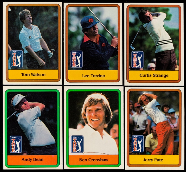 1981 Donruss PGA Tour Statistical Leader Complete 66-Card Set