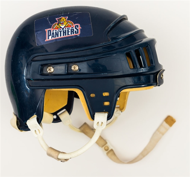 Paul Laus’ Mid-1990s Florida Panthers CCM Game-Worn Helmet