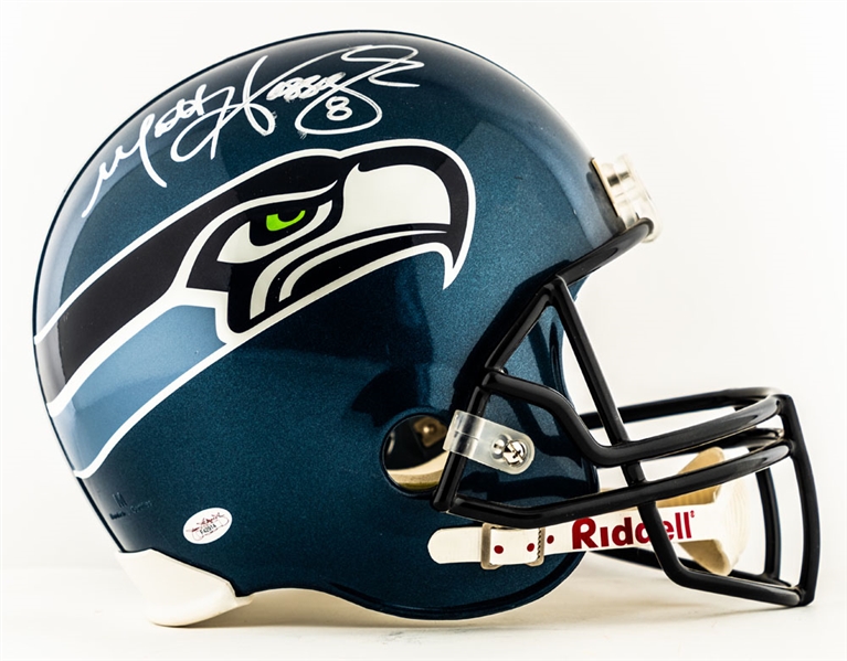 Matt Hasselbeck Signed Seattle Seahawks Full-Size Riddell Helmet - JSA Authenticated