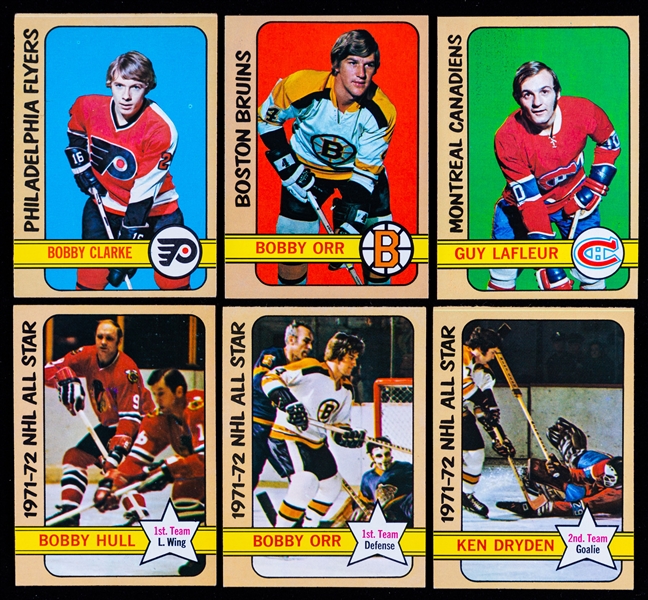 1972-73 Topps Hockey Complete 176-Card Set