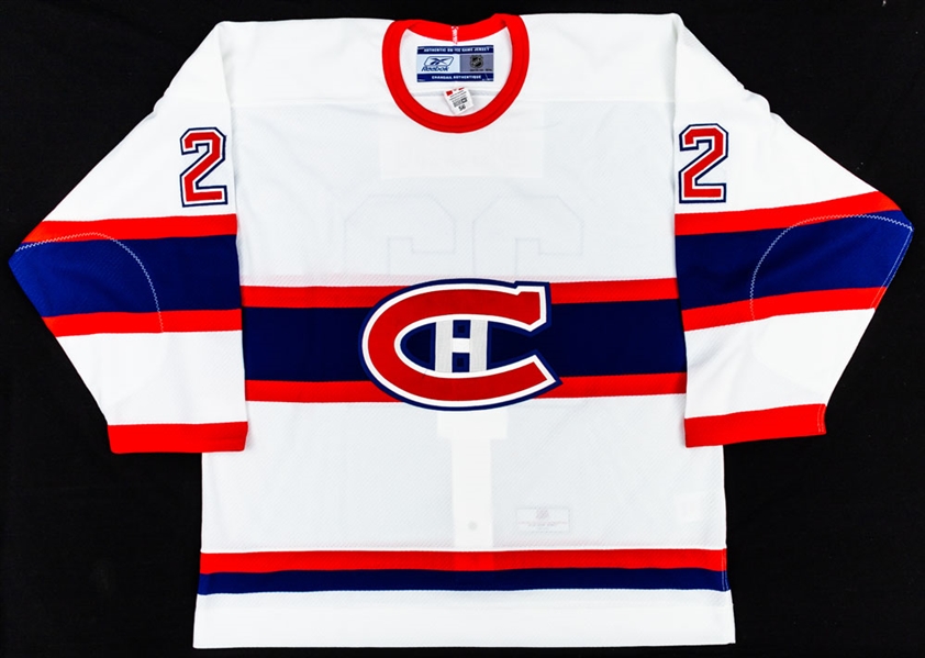 Steve Begins 2008-09 Montreal Canadiens "1945-46" Centennial Game Jersey
