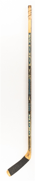 Mats Sundins Late-1990s/Early-2000s Toronto Maple Leafs Signed CCM Groove Lite Game-Used Stick