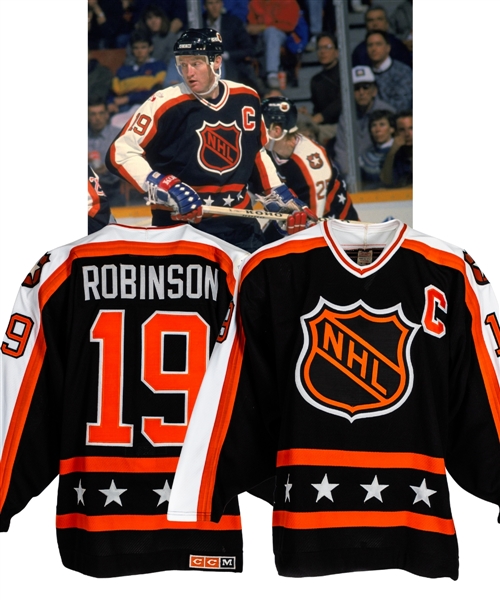 Larry Robinsons 1989 NHL All-Star Game Wales Conference Game-Worn Captains Jersey with LOA - 40th NHL All-Star Game Patch!