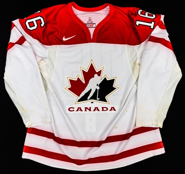 Xavier Ouellet’s 2013 IIHF World Junior Championships Team Canada Game-Worn Jersey with Hockey Canada LOA