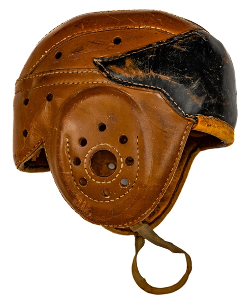 Art Uppers Circa 1933 Toronto Argonauts Winged Leather Football Helmet