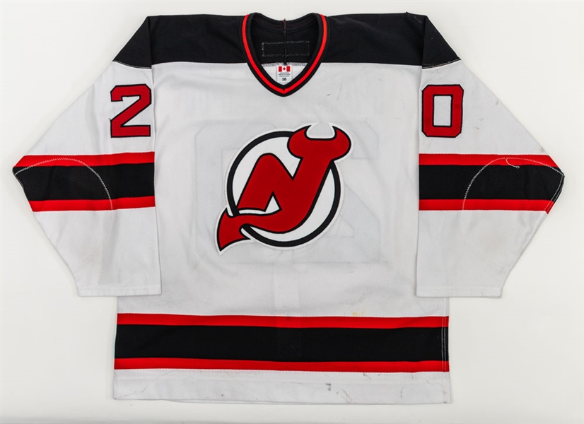 Jay Pandolfos 2003-04 New Jersey Devils Game-Worn Jersey with LOA