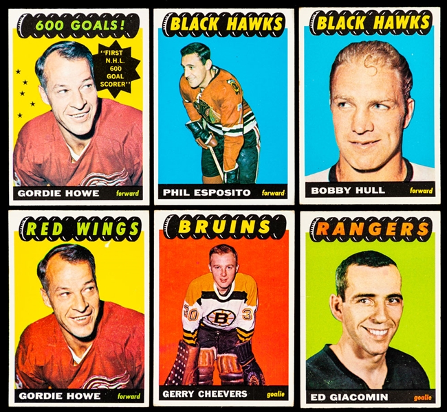 1965-66 Topps Hockey Complete 128-Card Set 