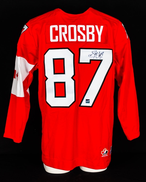 Sidney Crosby Signed Team Canada 2014 Sochi Olympics Captains Jersey with COA