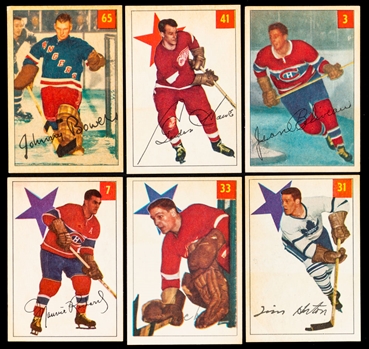1954-55 Parkhurst Hockey Complete 100-Card Set 