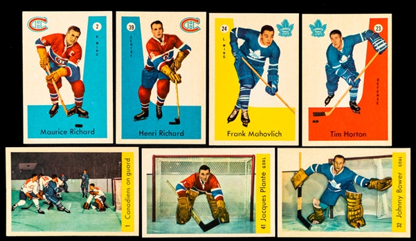 1959-60 Parkhurst Hockey Complete 50-Card Mid-Grade Set