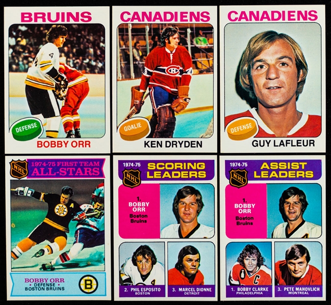 1975-76 Topps Hockey Complete 330-Card Set and 1978-79 Topps Hockey Complete 264-Card Set