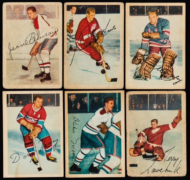 1953-54 Parkhurst Hockey Complete 100-Card Set