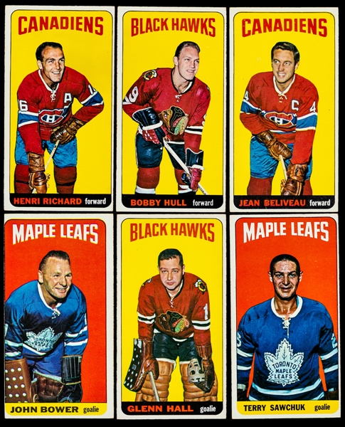 1964-65 Topps Hockey Series One Near Complete Set (54/55)